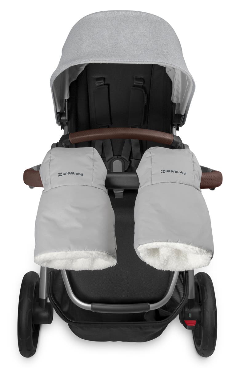 UPPAbaby Cozy Hand Muffs, Alternate, color, Grey Brushed Melange
