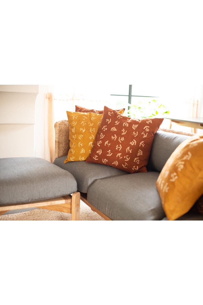 Fossey Pillow, Alternate, color, Red Earth