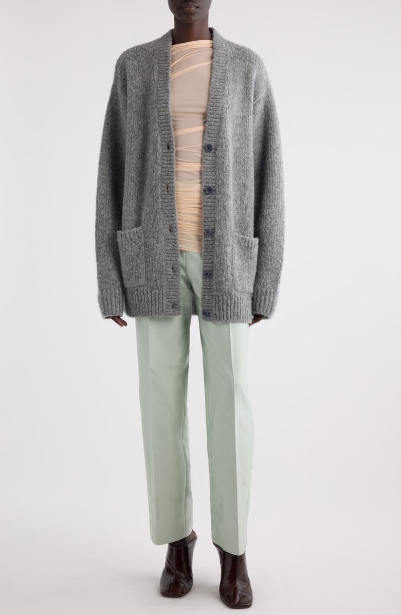 Dries Van Noten Toka Oversize Alpaca & Merino Wool Blend Cardigan, Alternate, color,