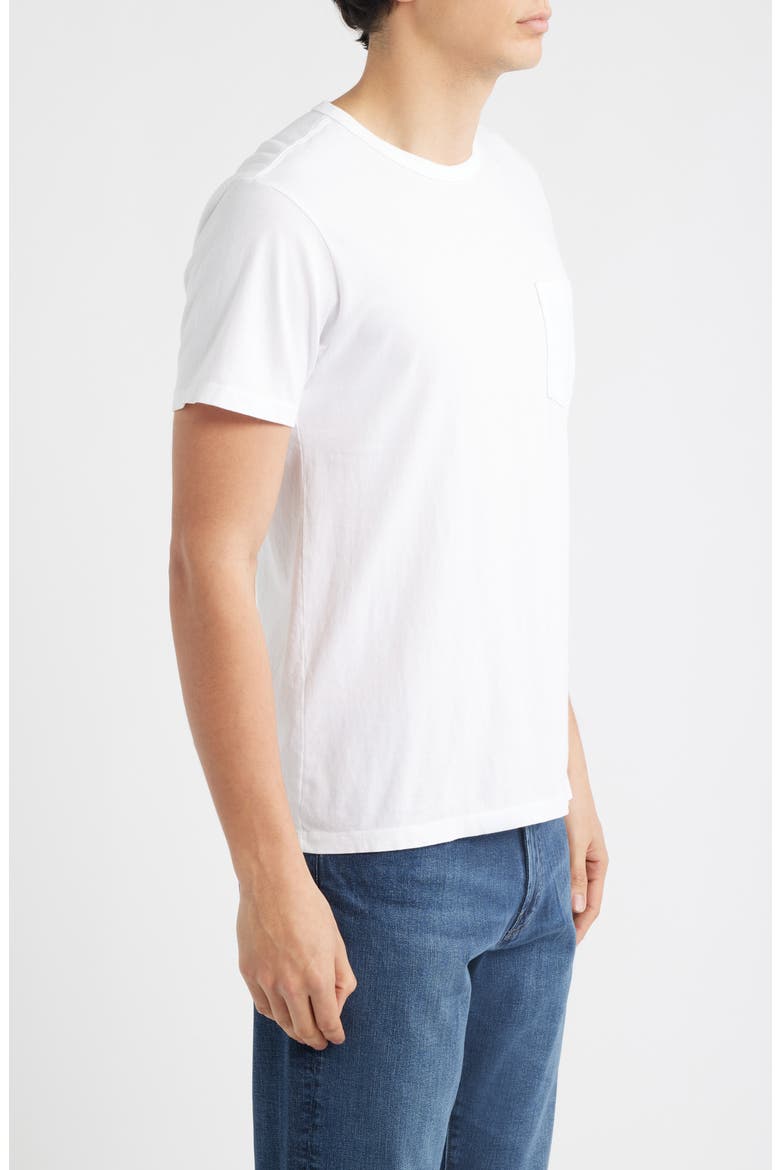 Nick Cotton Pocket T-Shirt, Alternate, color, WHITE