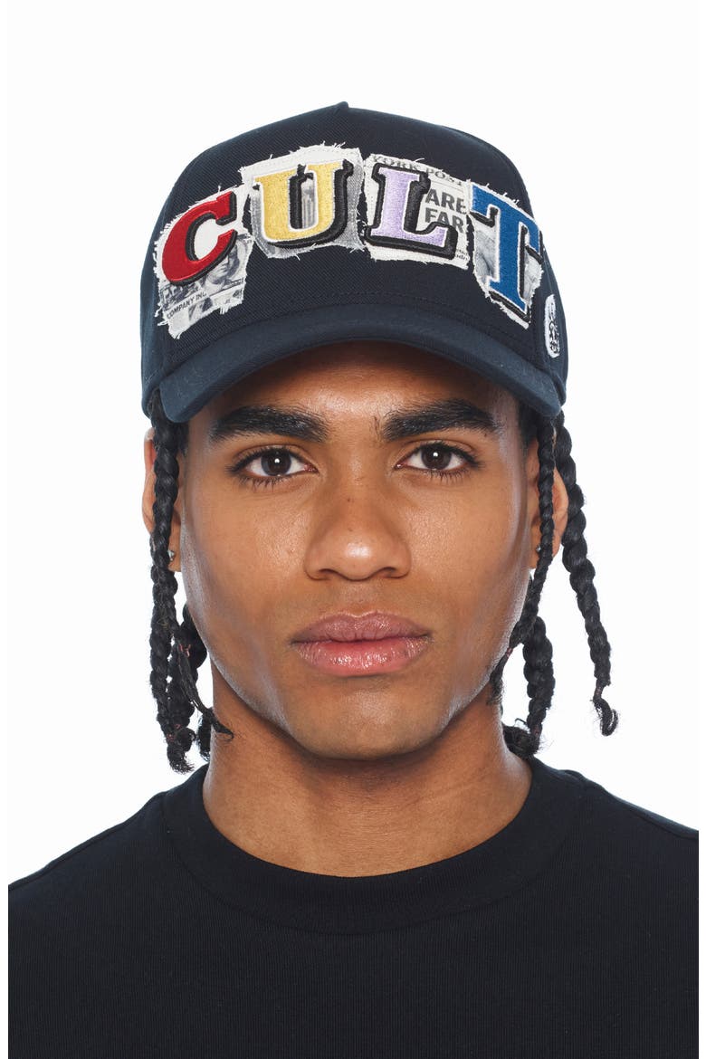 Mesh Back Trucker Baseball Cap, Alternate, color, BLACK