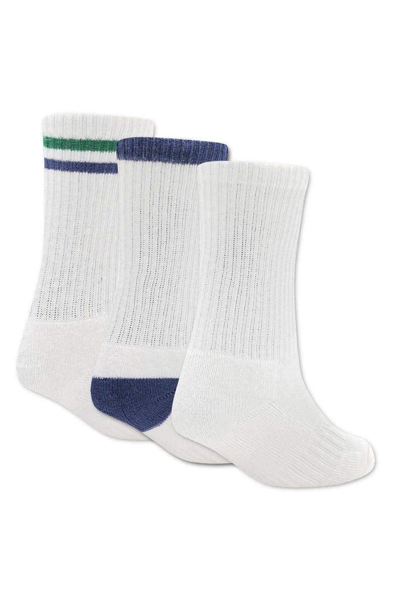 Nike Kids' Retro Graphics Assorted 3-Pack Crew Socks, Alternate, color, Stadium Green