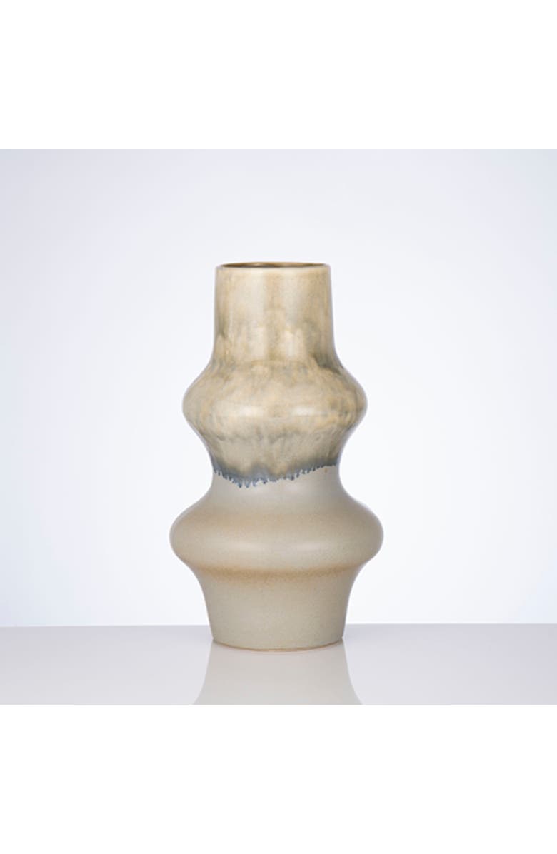 DinaDecor Dunes Blue Vase, Main, color, Neutral