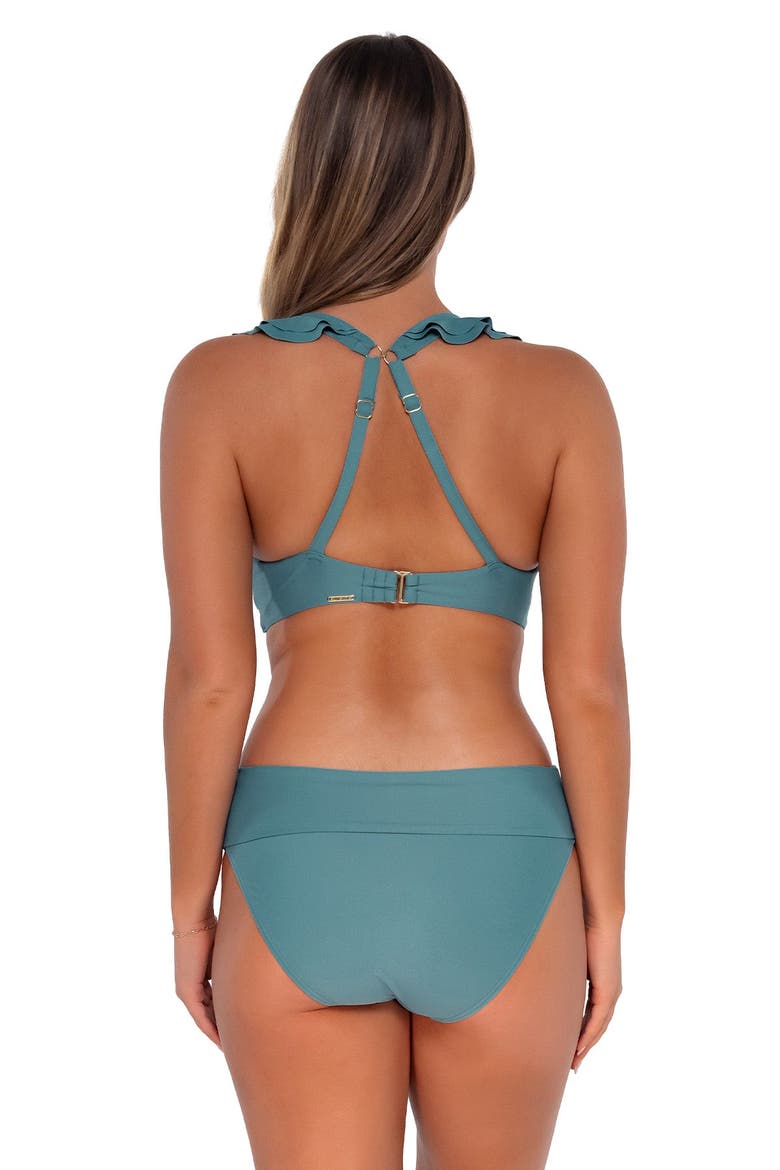 Willa Wireless Bikini Swimsuit Top - F Cup, Alternate, color, Ocean