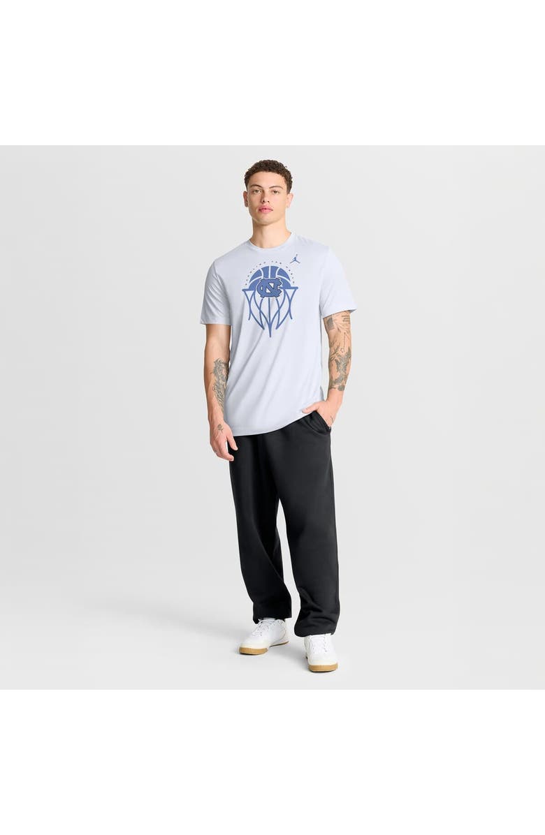 Jordan Brand Men's Jordan Brand White North Carolina Tar Heels Basketball Icon Legend Dri-FIT T-Shirt, Alternate, color, White