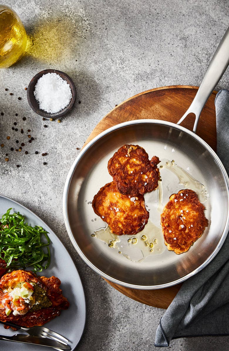 Cuisine::pro<sup
®</sup
iD3<sup
®</sup
SS 8in Frypan, Alternate, color, Silver