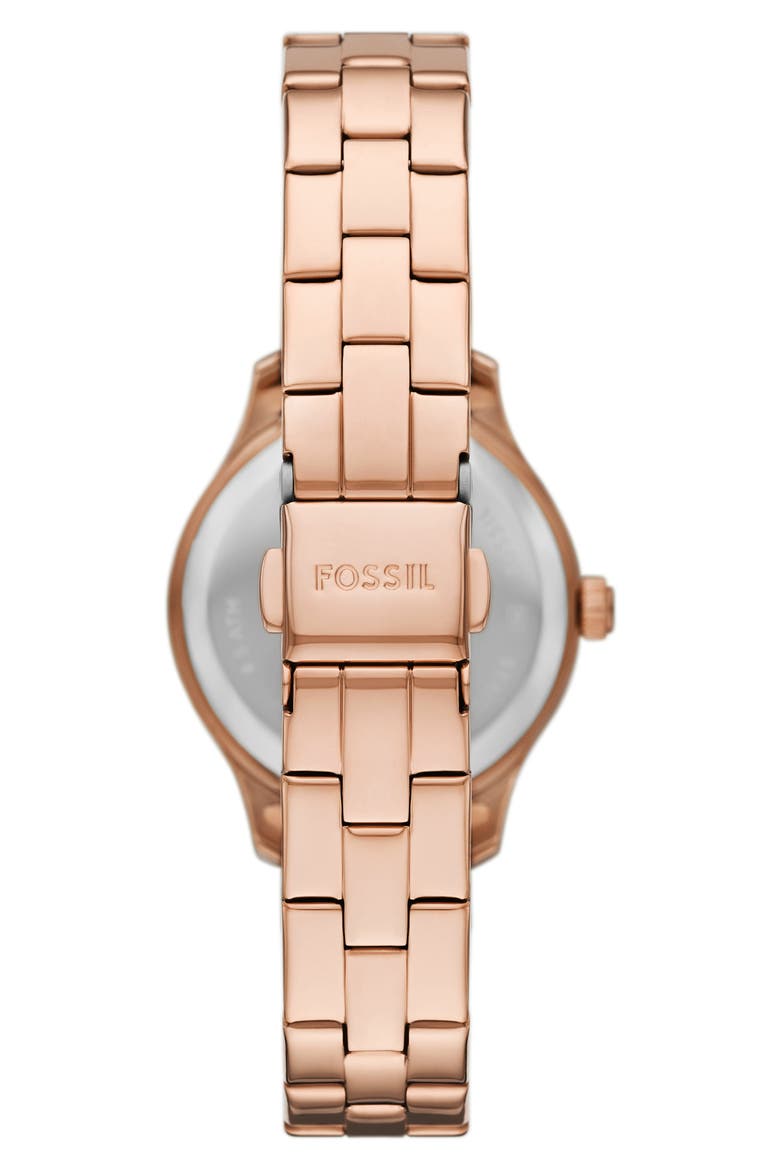 Brynn Rose Gold Tone Bracelet Watch, 30mm, Alternate, color, ROSE GOLD