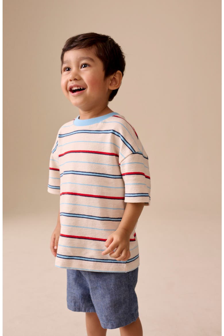 Kids' Striped T-Shirt, Alternate, color, MULTI