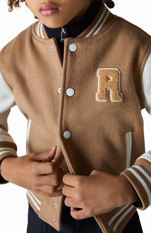 Reiss Kids' Jasper Sr. Jacket In Brown