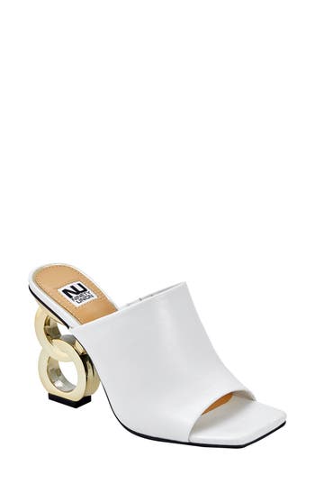 Ninety Union Rumba Slide Sandal In White