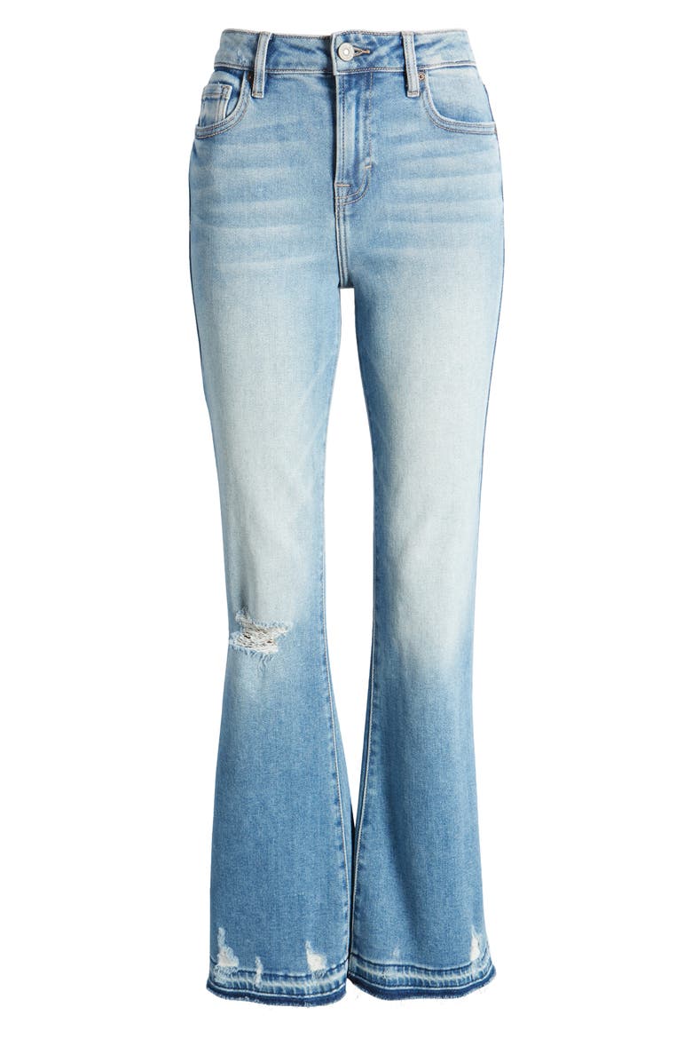 Release Hem Mid Rise Flare Jeans, Alternate, color, VINTAGE