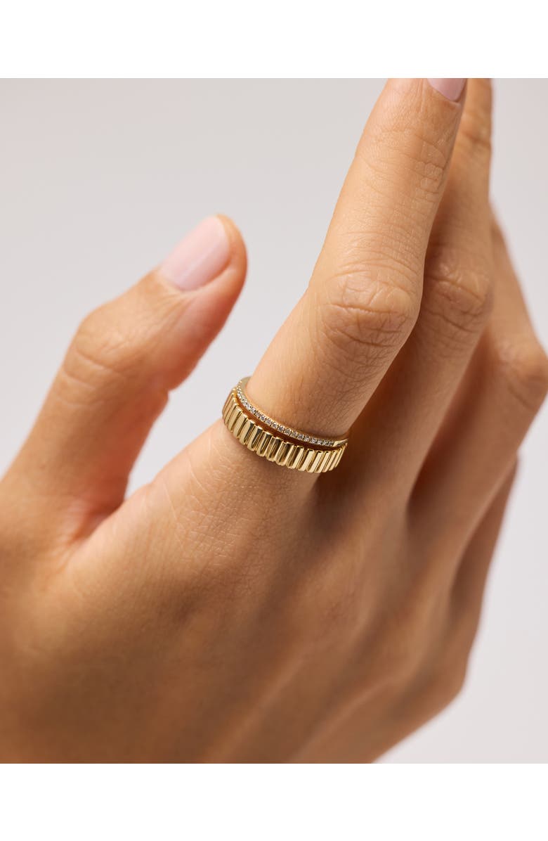 Ana Luisa Gold Ring Set - Diamond Galaxy Ring Set, Alternate, color, Gold