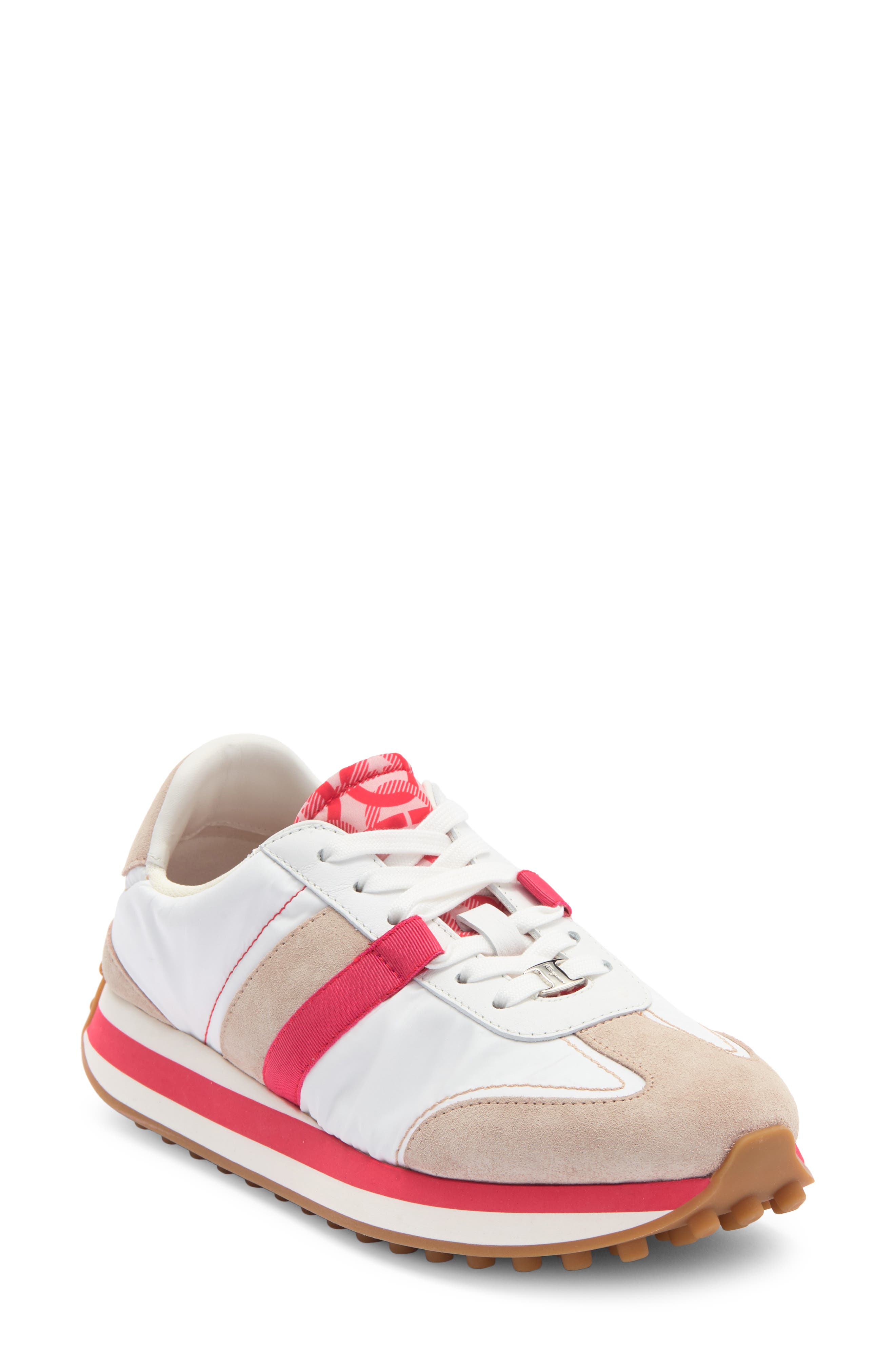 FERRAGAMO Low Top Sneaker, Main, color, 