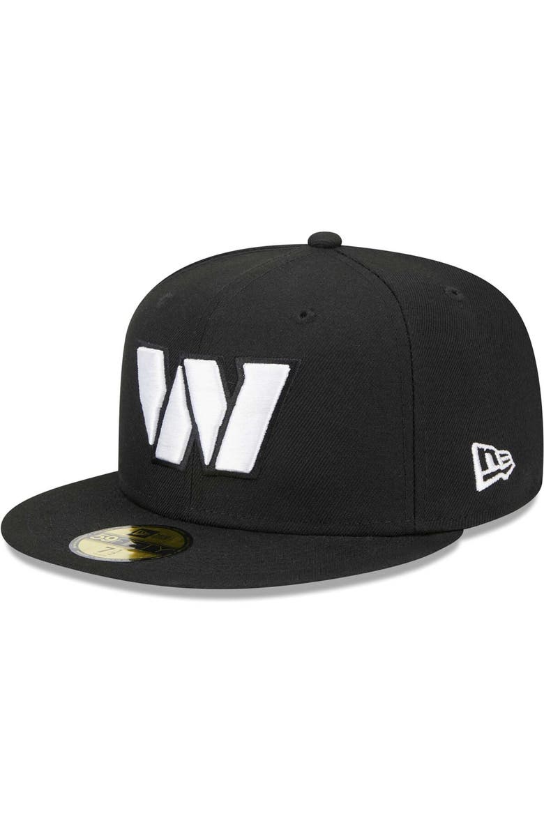 New Era Men's New Era Black Washington Commanders Multi 59FIFTY Fitted Hat, Alternate, color, 