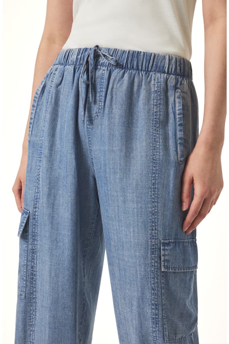 Kamryn Pull-On Cargo Pants, Alternate, color, INDIGO