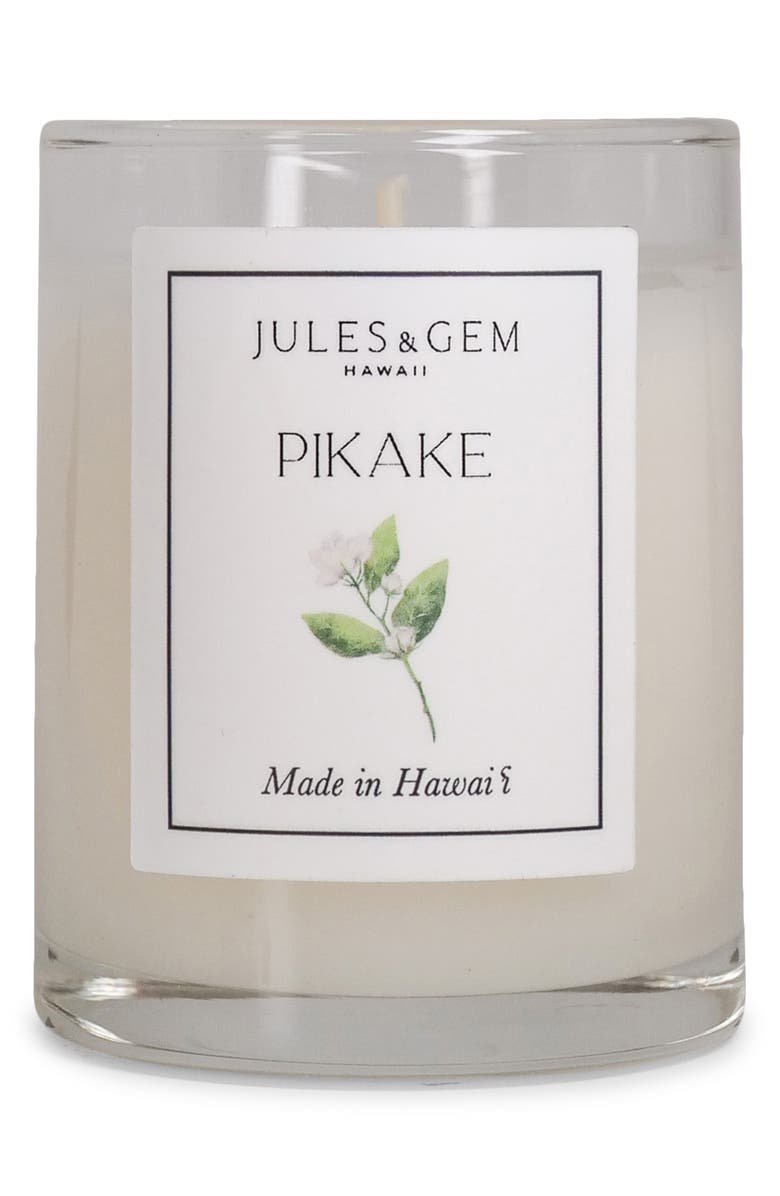 Jules & Gem Hawaii 3 OZ CANDLE / PUAKENIKENI, Main, color, Pikake