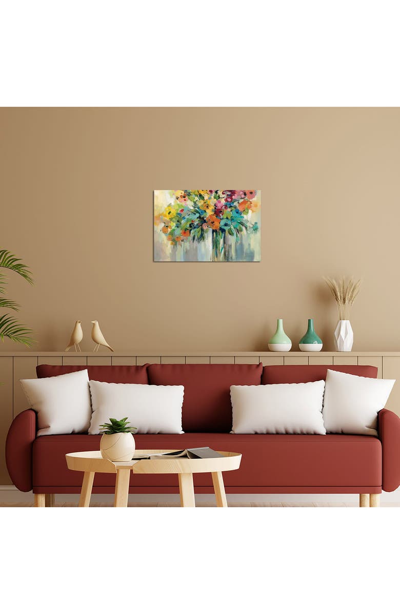 iCanvas 'Cloud of Flowers' by Silvia Vassileva Canvas Artwork, Alternate, color, White-Multi