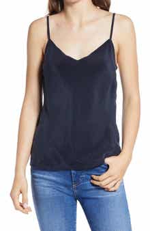 AG Scarlet Matte Satin Camisole