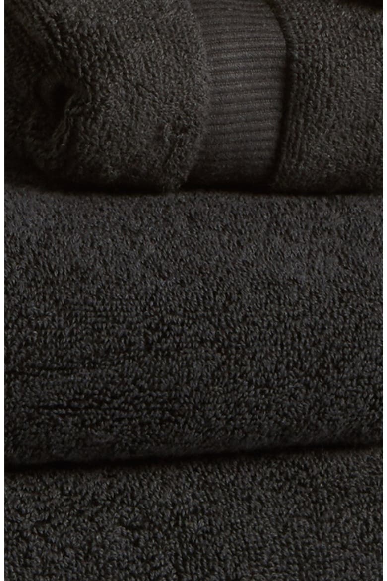 'chattam' stripe bath sheet, Alternate, color, BLACK