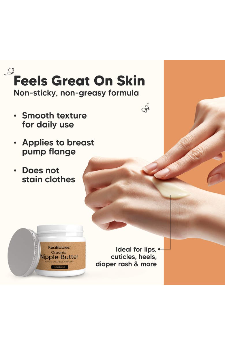 KeaBabies Organic Nipple Butter, Alternate, color, 
