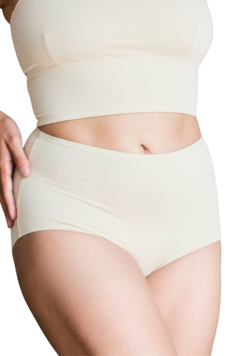 Proclaim Organic Cotton High Rise Brief, Alternate, color, Natural