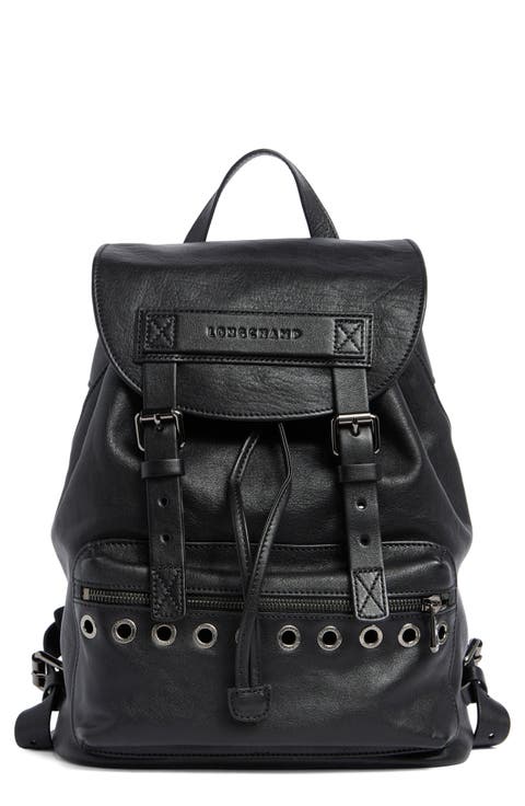 Small 3D Rock Leather Backpack