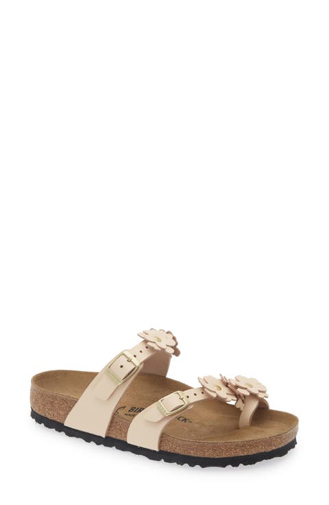 Mayari Flowers Toe Loop Sandal (Women)