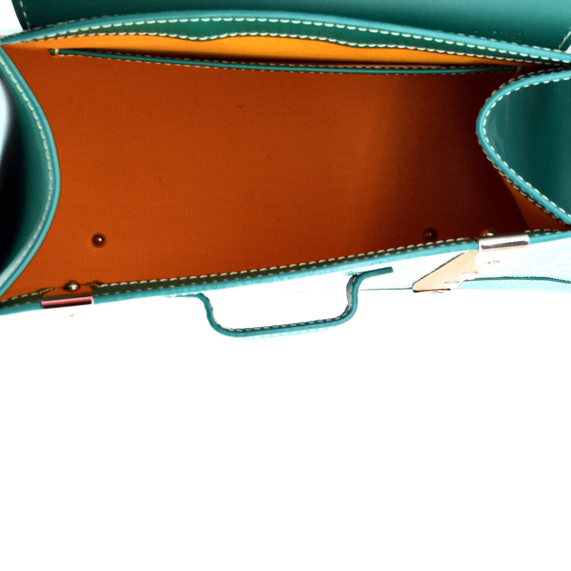 Saigon Top Handle Bag Coated Canvas with Leather PM, Alternate, color, Green