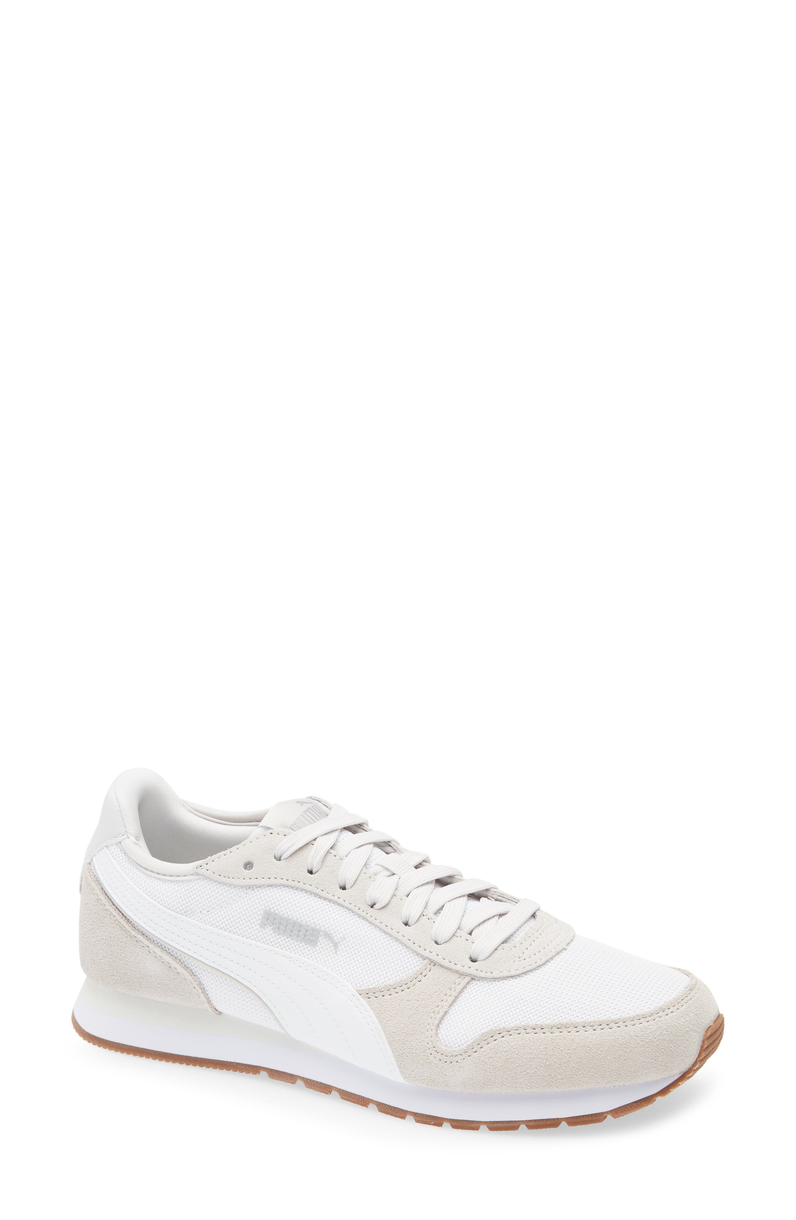PUMA St Miler Sneaker, Main, color, Puma White-Feather Gray