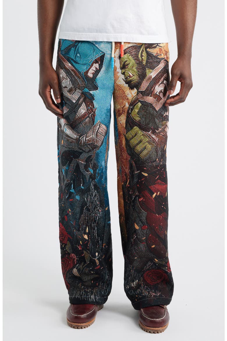 Thorns/War Drawstring Pants, Main, color, BICOLOR