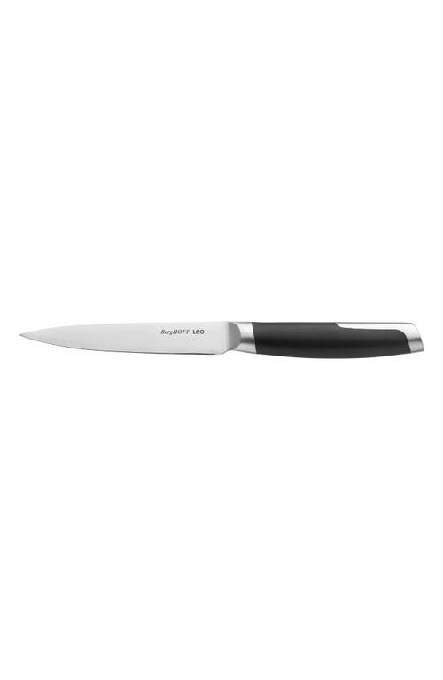 Berghoff Leo Graphite 5-piece Knife Block Set In Black, Beige