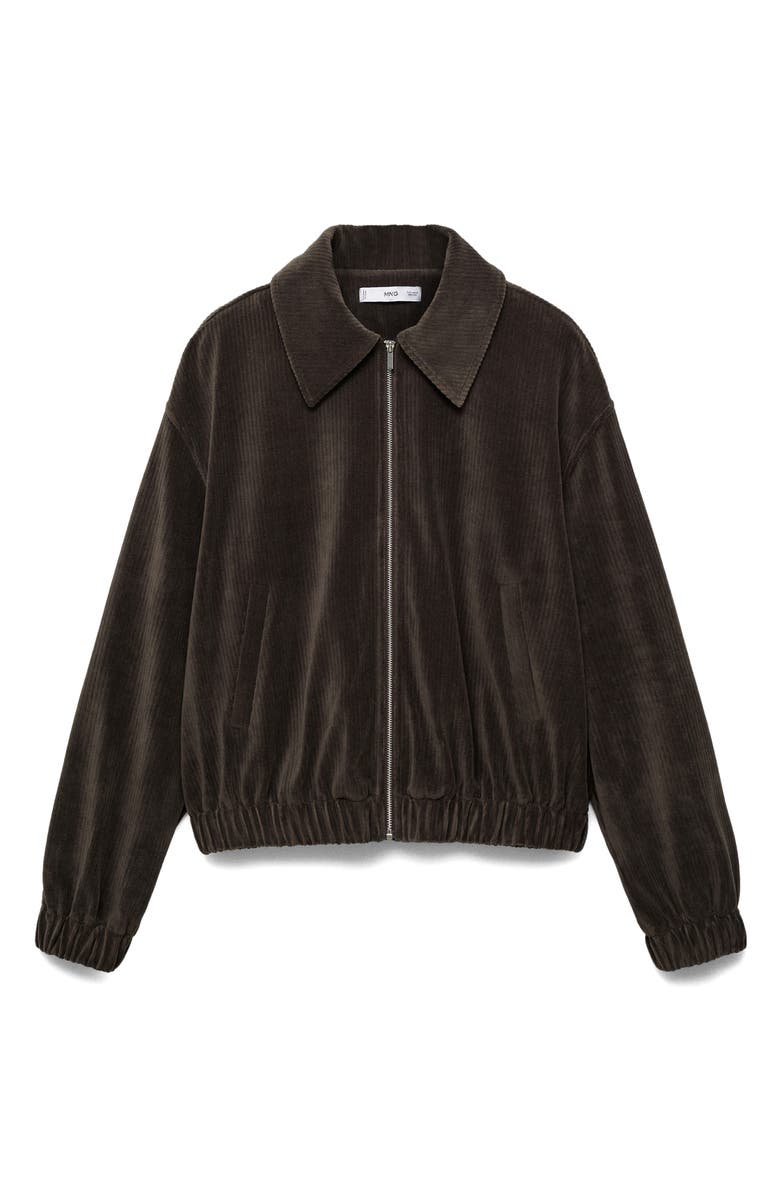 MANGO Corduroy Bomber Jacket, Alternate, color, 