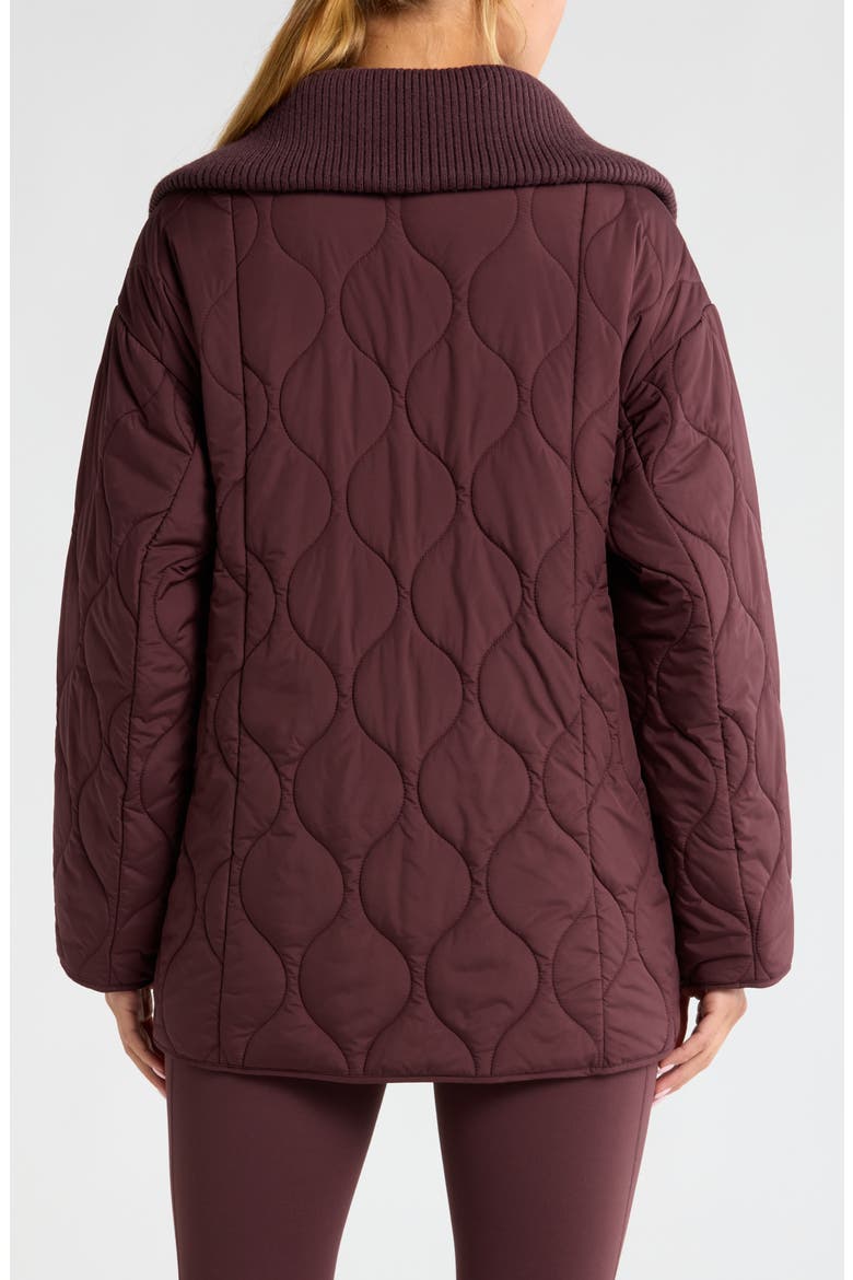 Onion Quilted Jacket, Alternate, color, BURGUNDY FUDGE