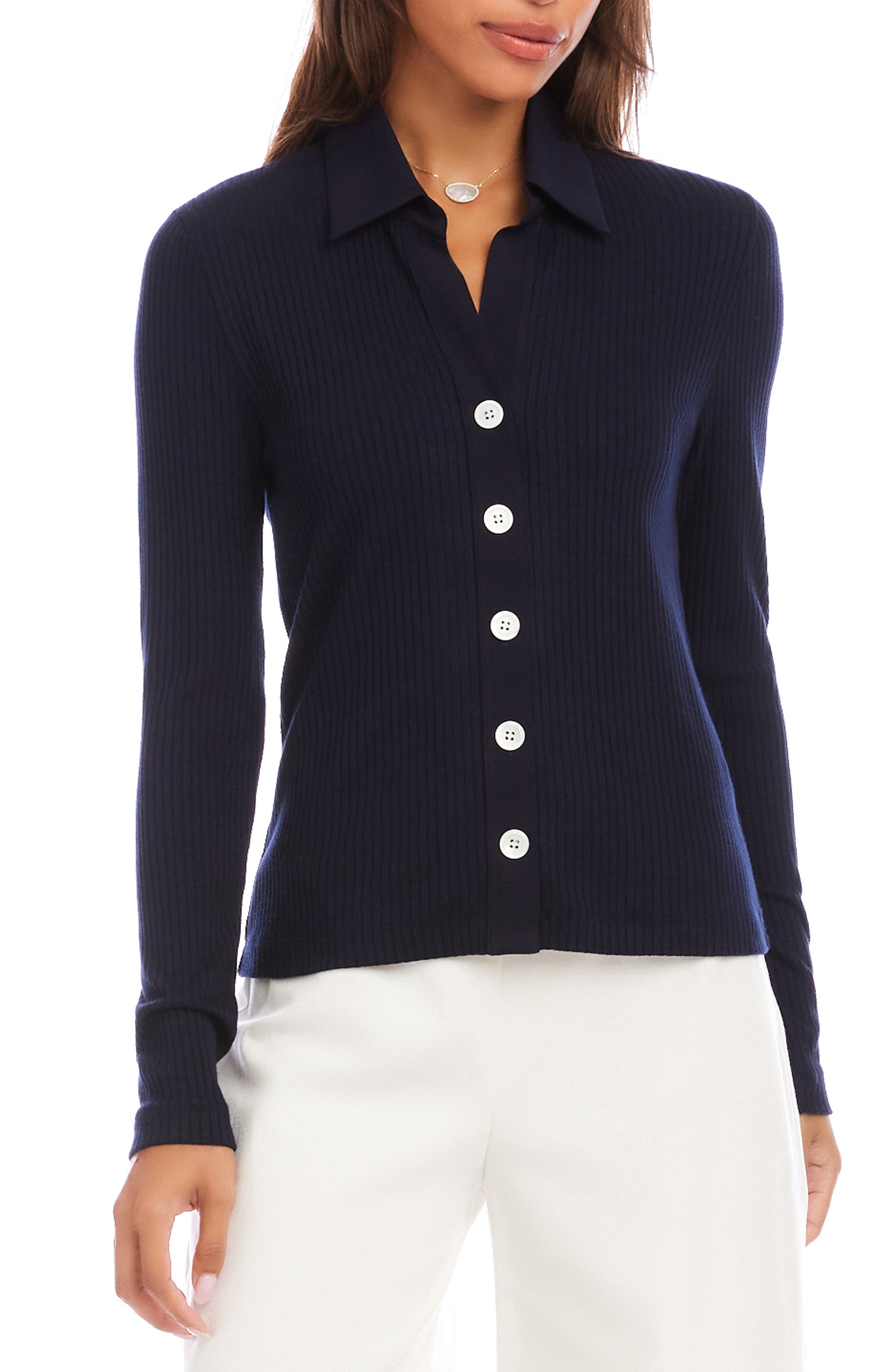 Button-Up Rib Top - image 5