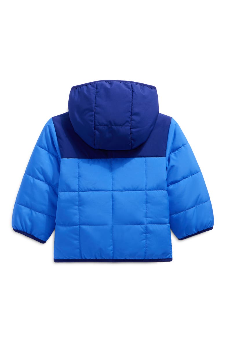 Kids' Shasta Reversible Hooded Jacket, Alternate, color, ACTIVE BLUE/ BOLD BLUE
