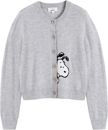 Chinti & Parker Sneaky Snoopy Wool-Cashmere Cardigan | Nordstrom