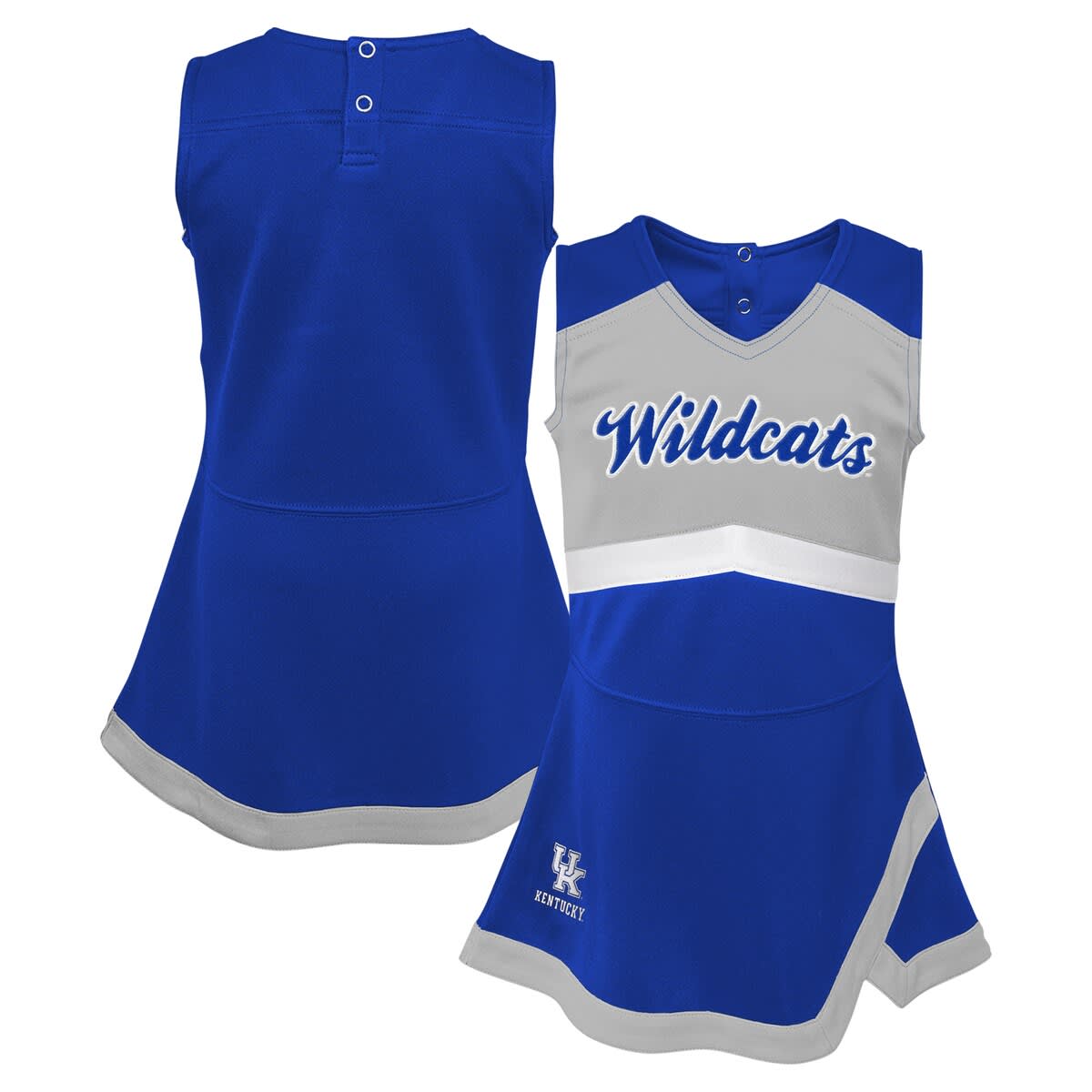 Outerstuff Kids'  Girls Youth Royal Kentucky Wildcats Cheer Captain Jumper Dress In Blue