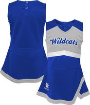 Outerstuff Girls Youth Royal Kentucky Wildcats Cheer Captain Jumper Dress