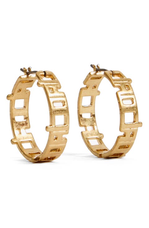 Ciao Hoop Earrings