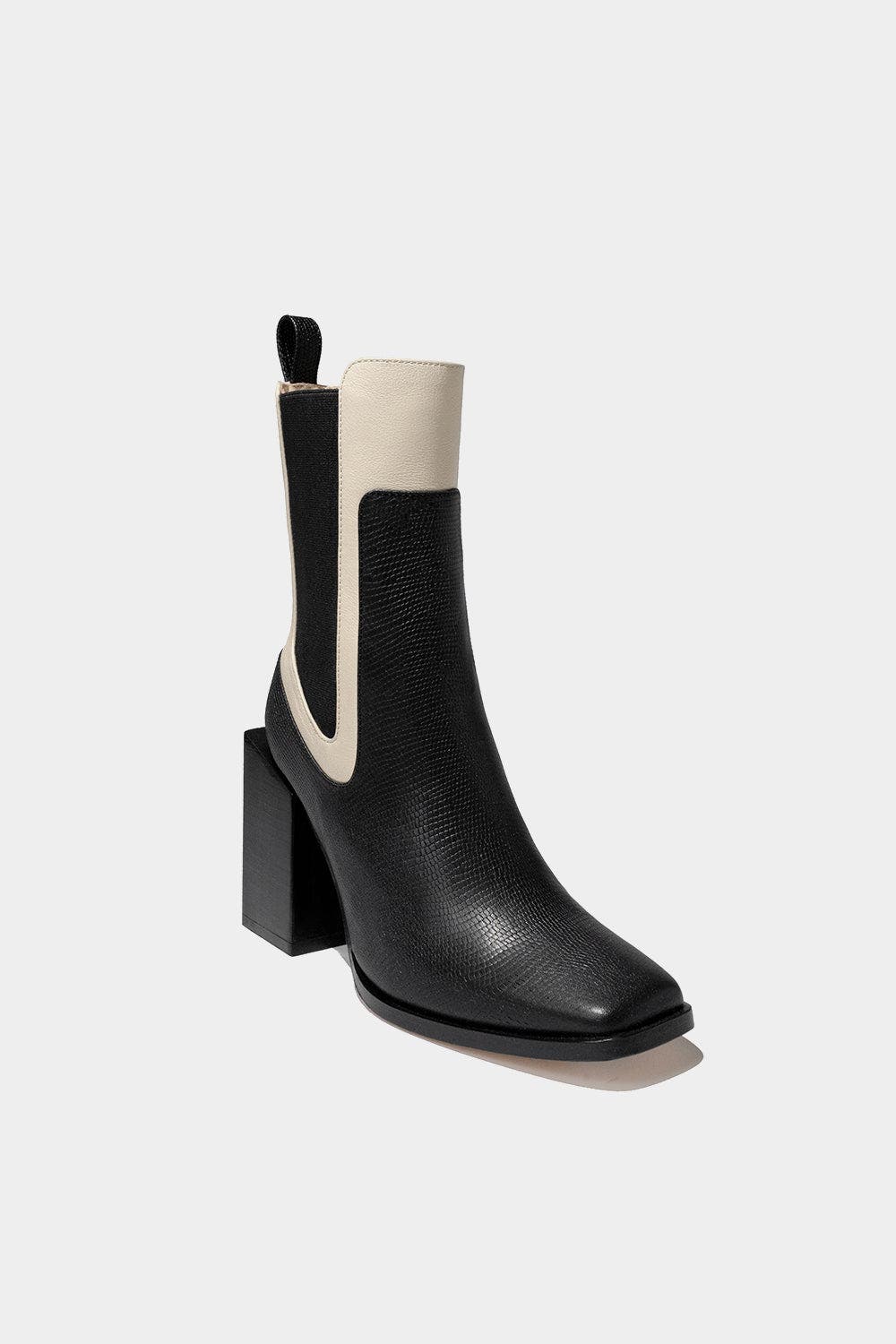 Dante Leather Ankle Boots Adama, Main, color, Black
