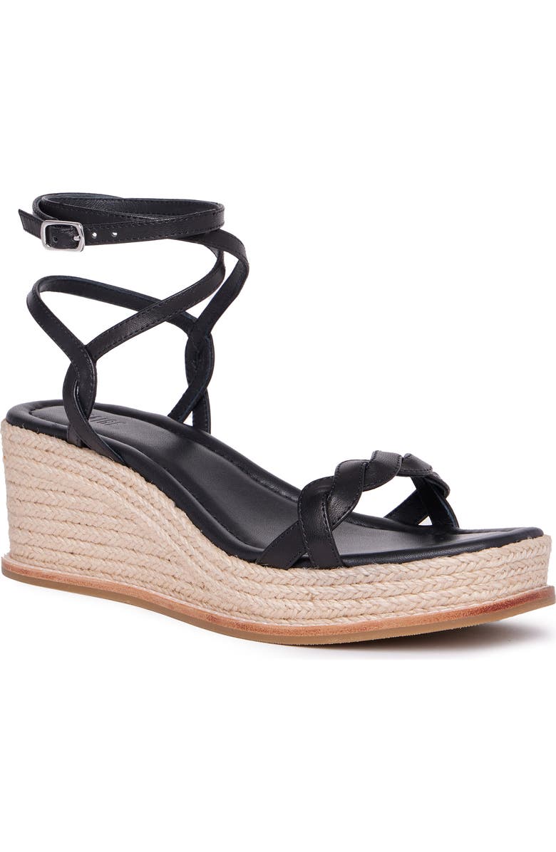 PAIGE Joanna Ankle Strap Platform Wedge Sandal, Main, color,