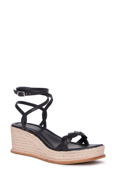 Joanna Ankle Strap Platform Wedge Sandal (Women)