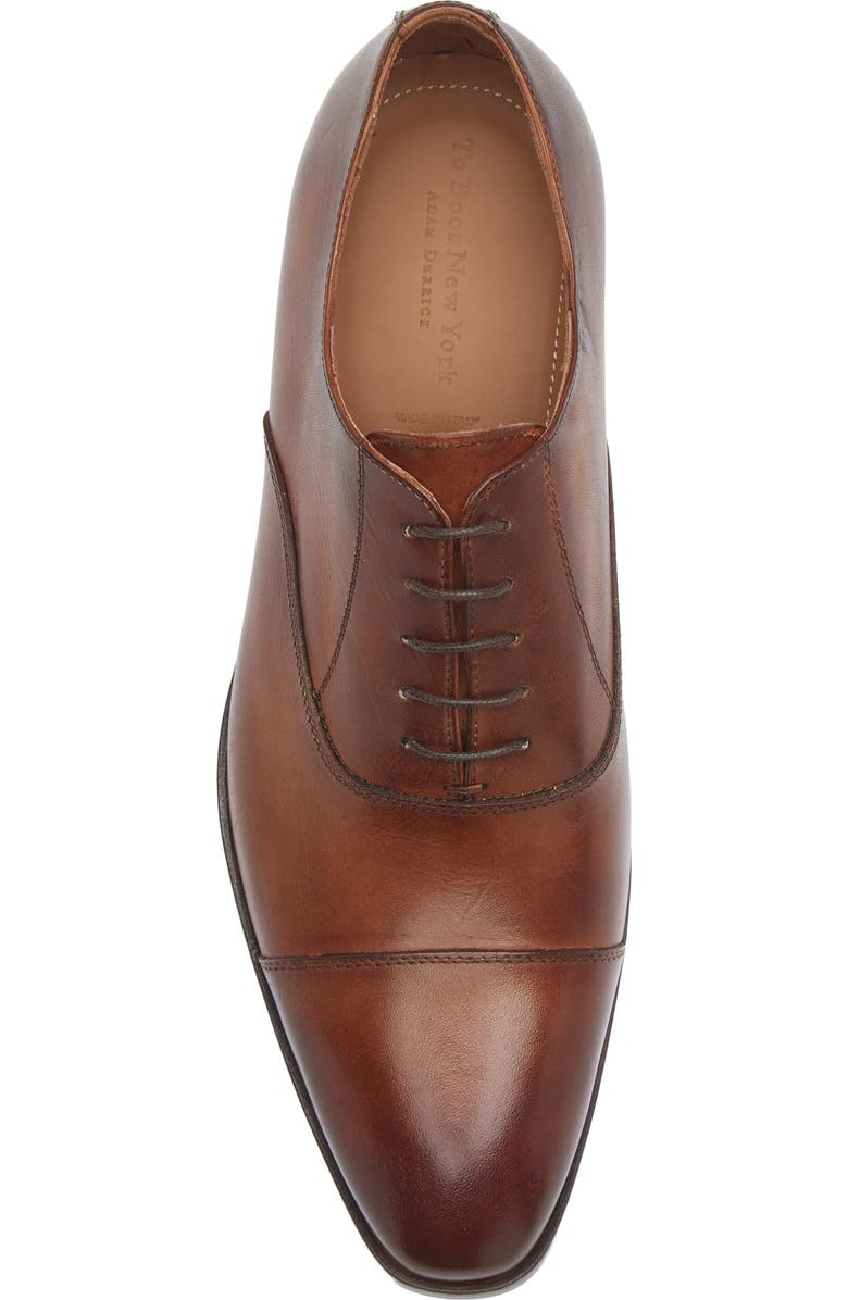 TO BOOT NEW YORK Draper Cap Toe Oxford, Alternate, color, Crust Paolo Cuoio