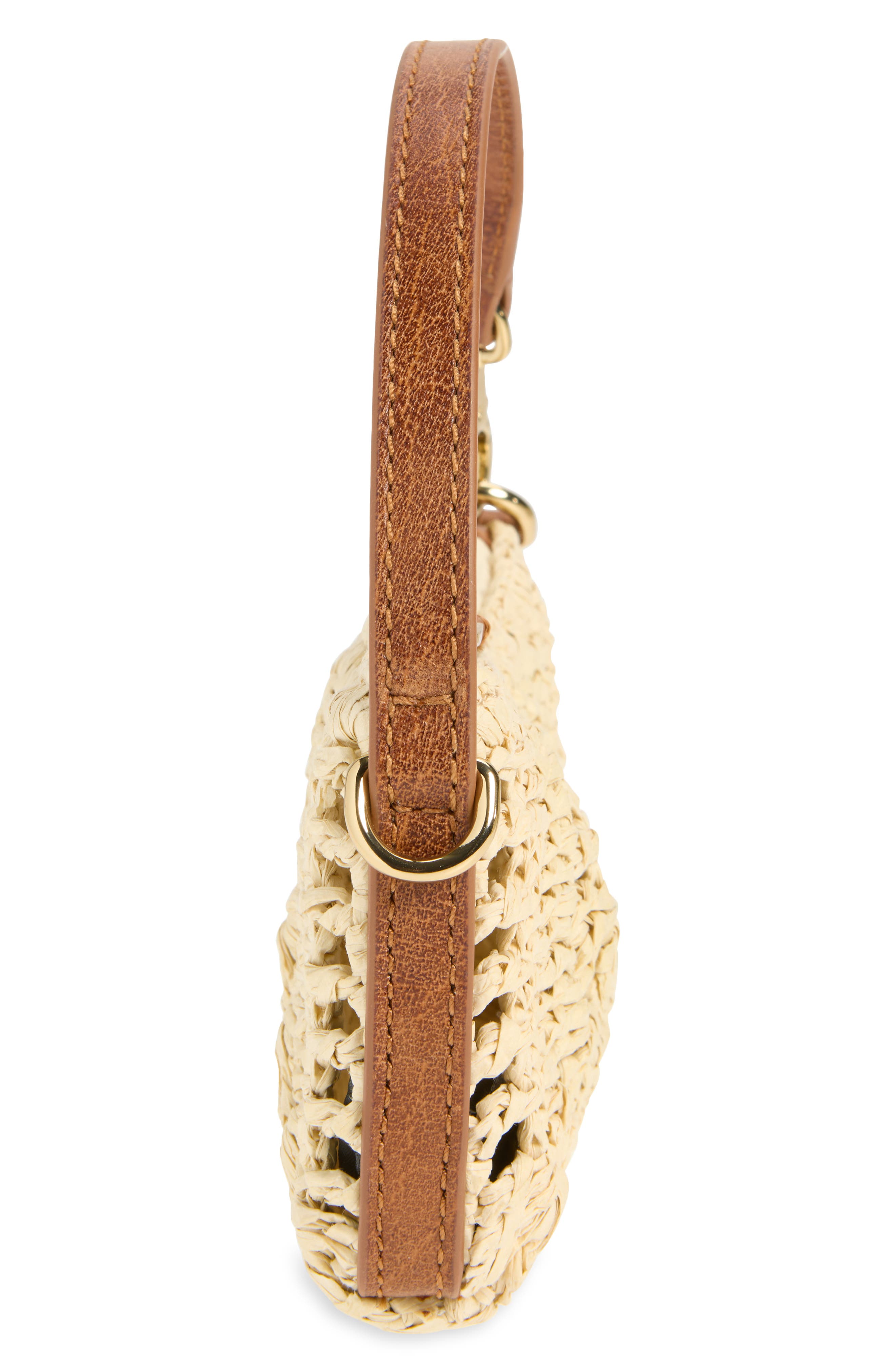 Madewell The Clip Strap Pouch, Alternate, color, Natural