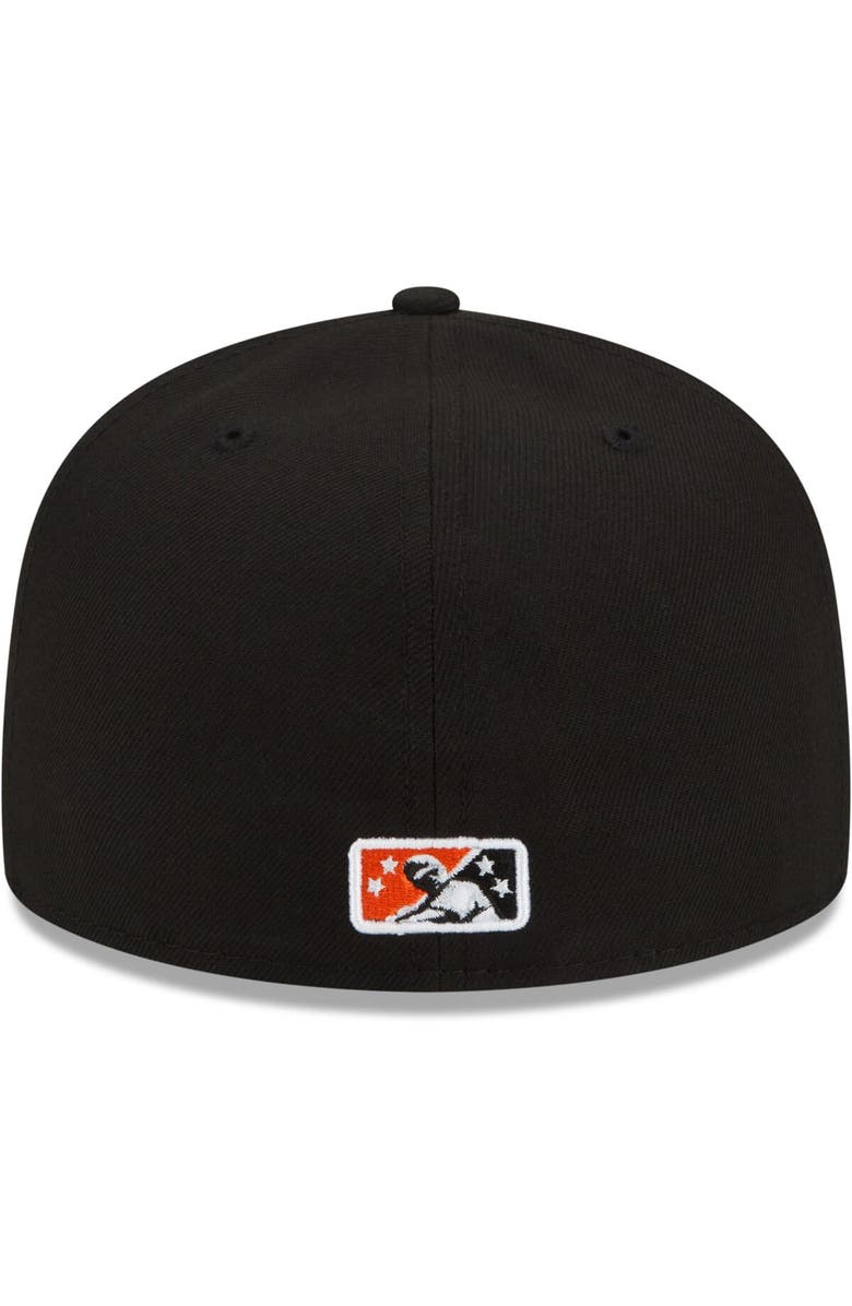New Era Men's New Era Black San Jose Giants Theme Night 59FIFTY Fitted Hat, Alternate, color, 