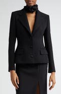 Dolce&Gabbana Single Breasted Wool Blazer