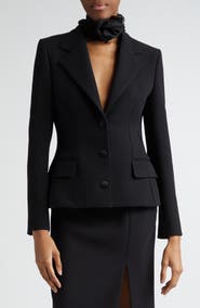 Dolce&Gabbana Single Breasted Wool Blazer