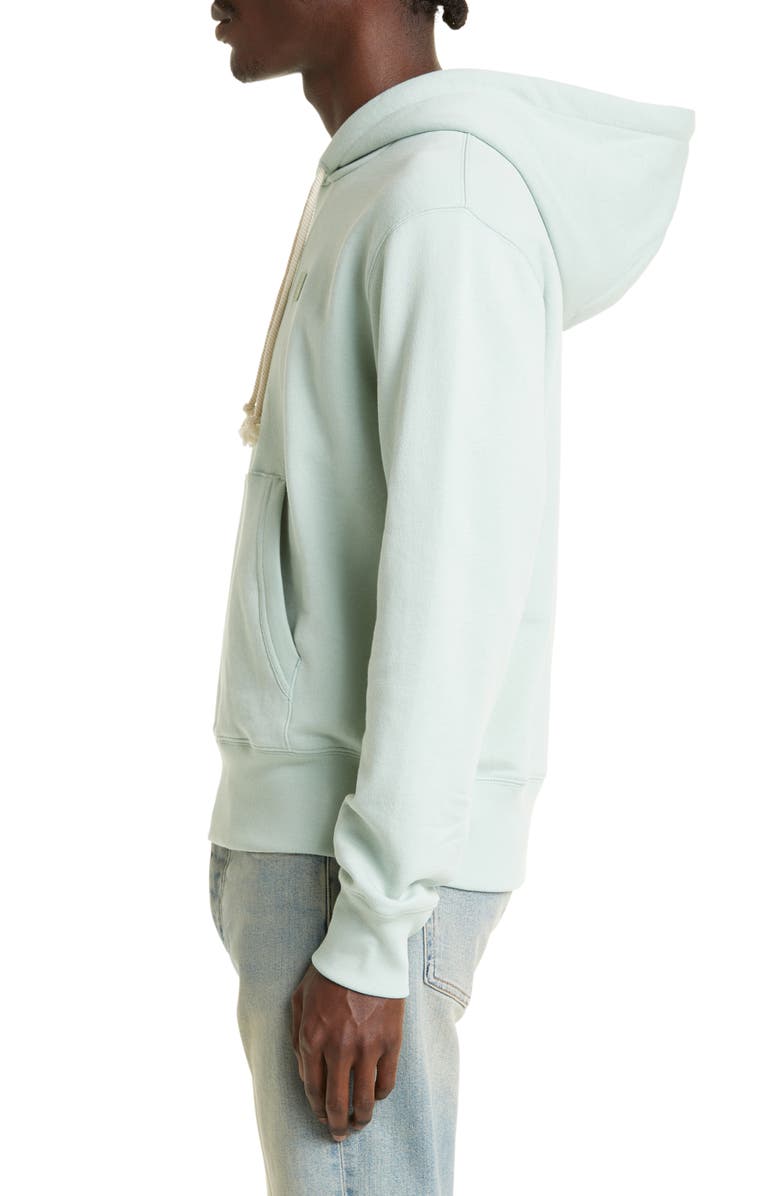 Acne Studios Face Logo Organic Cotton Hoodie, Alternate, color,