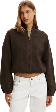 Cotton On Women's Luxe Tuck Hem Bomber