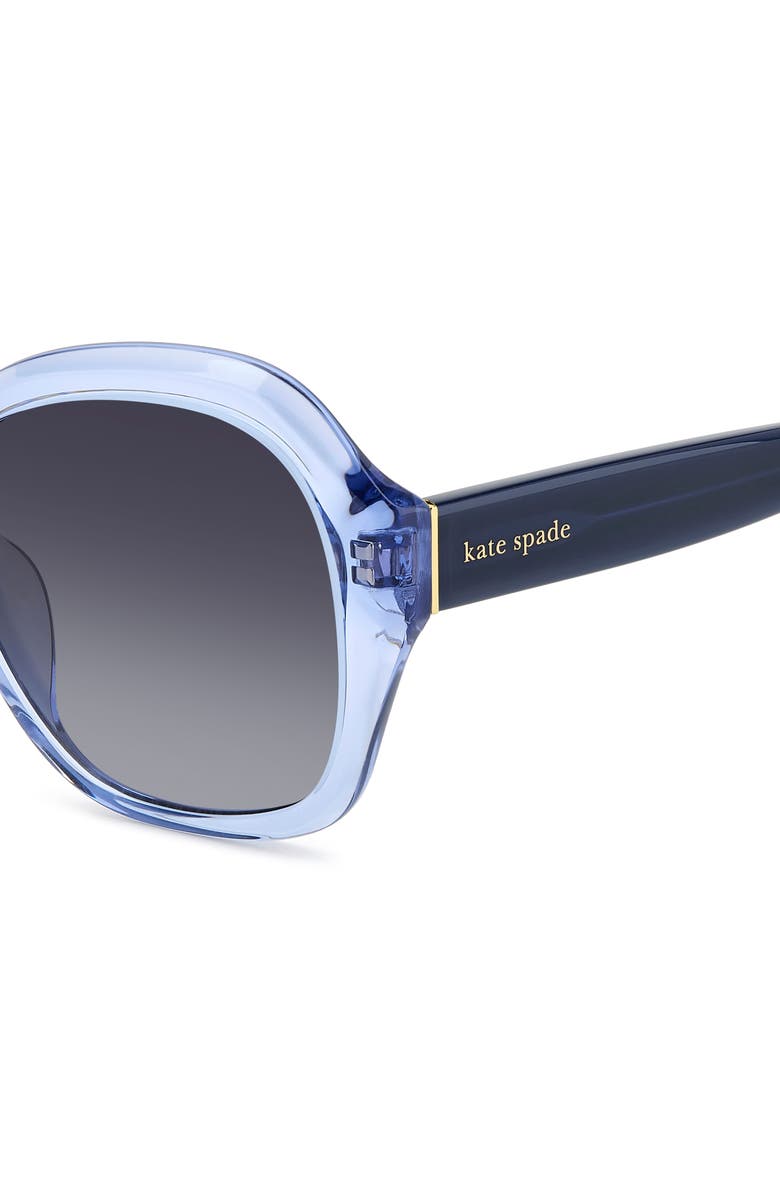 Kate Spade New York lottie 55mm butterfly sunglasses, Alternate, color, Blue